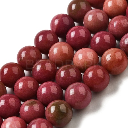 Dyed Natural Malaysia Jade Beads Strands G-G021-02C-17-1