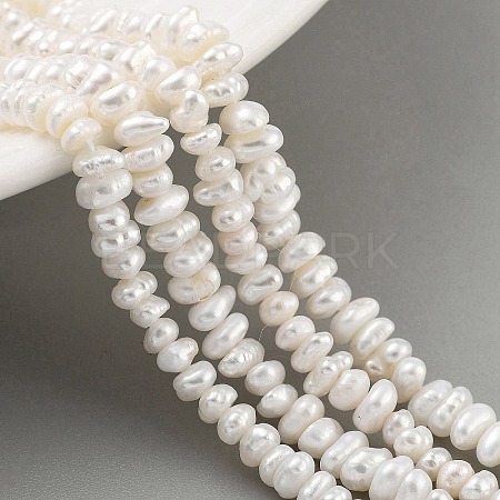 Natural Keshi Pearl Cultured Freshwater Pearl Beads Strands PEAR-C003-31C-1