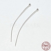 925 Sterling Silver Ball Head Pins STER-F018-03F-3