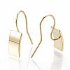 Brass Dangle Earrings KK-S345-282G-2