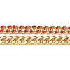 Two Tone Handmade Brass Curb Chains CHC-I035-01G-12-2