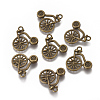 Tibetan Style Alloy Pendants TIBEP-0734-AB-LF-1