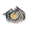 Natural & Synthetic Mixed Gemstone Pendants G-B033-05AS-4