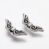 Tibetan Style Alloy Angel Wing Beads LS-TIBEB-4999-AS-NR-2