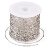 Brass Coated Iron Flat Cable Chains CH-TAC0007-01P-2