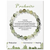 Synthetic Prehnite Beaded Stretch Bracelets LS-PW-WG7FE75-12-1-1