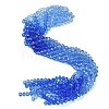 Transparent Painted Glass Beads Strands DGLA-A034-T8mm-A01-1