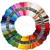 100 Skeins 100 Colors Polyester Embroidery Threads for Cross Stitch SENE-PW0002-046-1