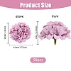 Cloth Artificial Flower Head DIY-WH0591-100-2