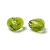 Handmade Silver Foil Glass Beads LS-X-FOIL-R050-12x8mm-7-3