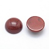 Natural Red Jasper Cabochons G-P393-R44-4MM-2