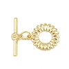 Brass Toggle Clasps KK-G548-34C-G-1