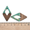 Walnut Wood Pendants FIND-Z050-02N-3