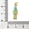Brass Enamel Pendants KK-A266-39G-04-3