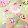 Clear PVC Candy Gift Packaging Boxes with Ribbon & Artificial Flower CON-TAC0001-20A-8
