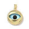Brass Resin Pendants KK-H079-02A-G03-1