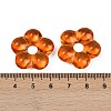 Transparent Glass Beads GLAA-F129-01-4