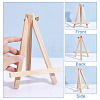 Foldable Wood Triangle Easel WOOD-WH0034-52B-4