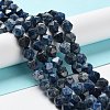 Natural Dumortierite Quartz Beads Strands G-G030-A04-02-2