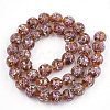Handmade Gold Sand Lampwork Beads LAMP-T006-09F-2