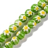 Handmade Millefiori Lampwork Beads Strands LAMP-G164-05M-1