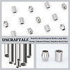 Unicraftale 80Pcs 2 Style 201 Stainless Steel European Beads STAS-UN0048-16-5