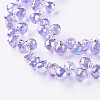 Transparent Glass Beads Strands GLAA-T006-14H-3