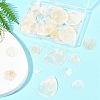 56Pcs 5 Styles Natural Capiz Shell Pendants SHEL-FS0001-08-7