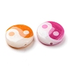 Printed Natural Freshwater Shell Beads SHEL-R129-07B-3
