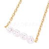 ABS Plastic Imitation Pearl Beaded Necklaces NJEW-JN03179-2