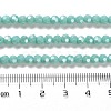 Electroplate Opaque Glass Beads Strands EGLA-A035-P4mm-A14-4