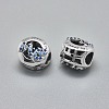 925 Sterling Silver European Beads STER-I019-15AS-2