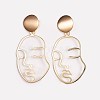 Brass Dangle Earrings X-EJEW-JE03330-2