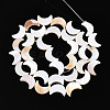Natural Freshwater Shell Beads Strands SHEL-Q024-015B-01-3