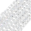 Electroplate Glass Beads Strands EGLA-R016-8mm-25-2