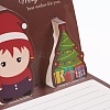 Christmas Pop Up Greeting Cards and Envelope Set DIY-G028-D02-4
