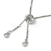 5Pcs Rack Plating Adjustable Brass Slider Bracelet Making MAK-FS0001-03P-3