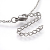 304 Stainless Steel Pendant Necklaces NJEW-L153-01-3
