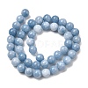 Natural Dyed White Jade Beads Strands G-M402-C03-27-3
