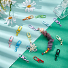 30Pcs Baking Paint Alloy Screw Clasps FIND-NB0006-10-4