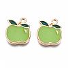 Alloy Enamel Charms X-ENAM-S115-020-2