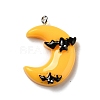 Halloween Opaque Resin Pendants RESI-B011-11-2