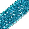 Transparent Glass Beads EGLA-A035-T10mm-D12-1