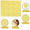 34 Sheets Self Adhesive Gold Foil Embossed Stickers DIY-WH0509-004-3