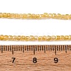 Cubic Zirconia Bead Strands ZIRC-P109-01A-08-2