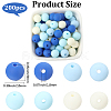 Rubberized Style Imitated Silicone Acrylic Beads MACR-PA0001-06C-02-2