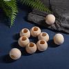 Natural Unfinished Wood Beads WOOD-Q038-20mm-4