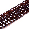 Electroplate Glass Beads Strands EGLA-A034-T10mm-A36-1