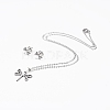304 Stainless Steel Jewelry Sets SJEW-D094-28P-2