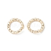 Brass Twisted Open Jump Rings X-KK-WH0060-02B-G-1